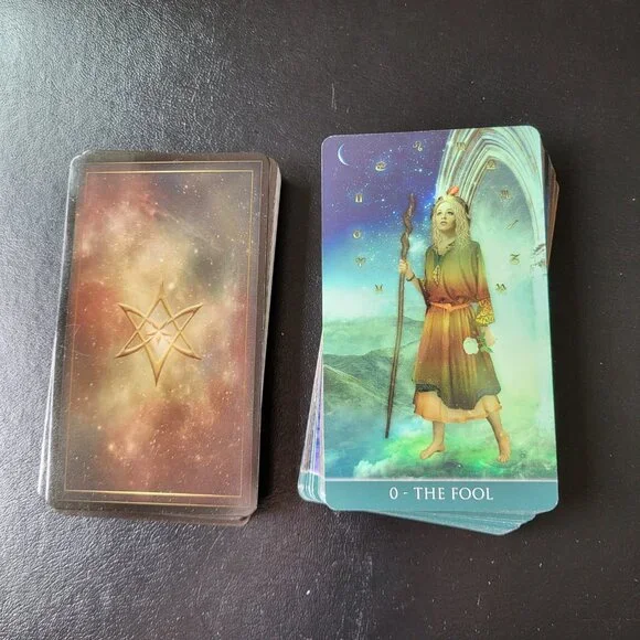 Thelema Tarot Deck Cards Renata Lechner Lo Scarabeo - Picture 3 of 4